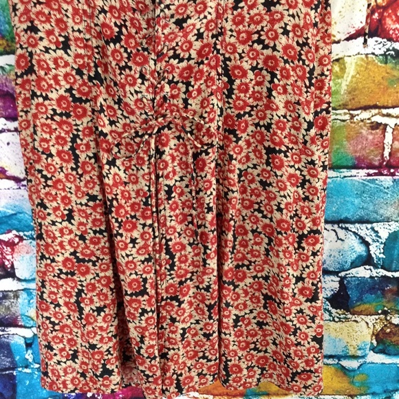 - Free People Lace Up Floral Corset Mini Dress Size Medium - Picture 12 of 15